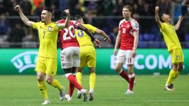 Матч квалификации Евро-2024 Казахстан - Дания