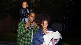 Рианна и A$AP Rocky с детьми