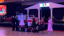 Церемония награждения казахстанских танцоров