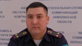 Начальник ОЧС Ерейментауского района Амангельды Доскенов