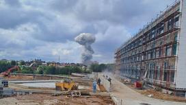 Взрыв на заводе в России