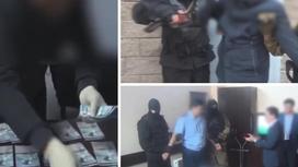 Нацбюро показало, как задерживали полицейских Астаны за взятки (видео)