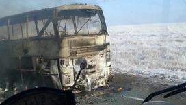 52 человека погибли в загоревшемся автобусе в Актюбинской области