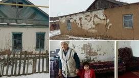 Семья из ЗКО два года живет в разваливающемся доме