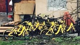 Велосипеды массово воруют и ломают в Алматы (фото)
