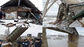 8 домов рухнули из-за паводков в ВКО (фото, видео)