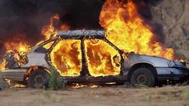 Водитель сгорел заживо в машине в Костанайской области