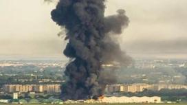 Крупный пожар в Алматы: в КЧС рассказали подробности