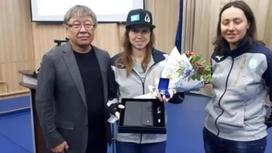 Олимпиада-2018: Галышеву наградили почетным знаком Казахской академии спорта и туризма