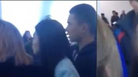 Парень и девушка подрались в автоЦОНе в Алматы (видео)