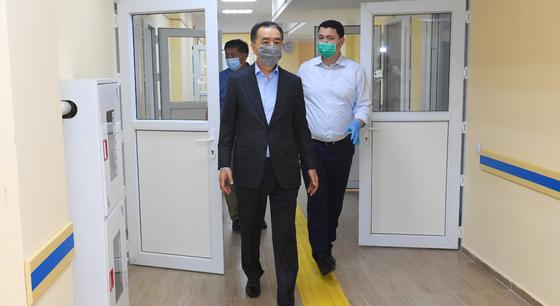Сагинтаев оценил ход подготовки новых "ковидных" госпиталей в Алматы Сагинтаев оценил ход подготовки новых "ковидных" госпиталей в Алматы