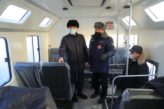 Спасателям выдали технику в Костанайской области Спасателям выдали технику в Костанайской области