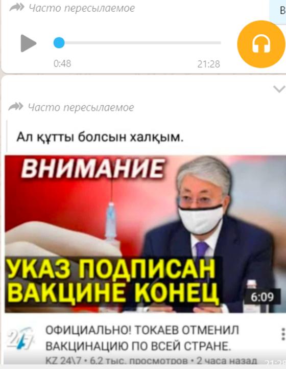 Скриншот фейковой рассылки в WhatsApp Скриншот фейковой рассылки в WhatsApp