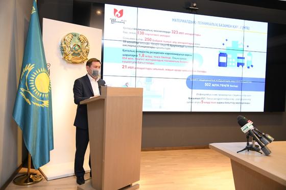Аким Шымкента рассказал о ситуации с COVID-19 и пневмонией Аким Шымкента рассказал о ситуации с COVID-19 и пневмонией