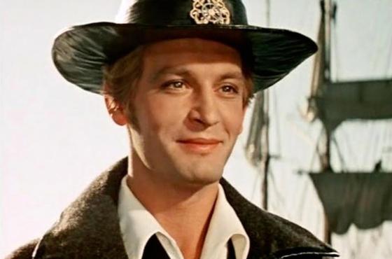 Василий Лановой на кадре из фильма «Алые паруса» (1961) Василий Лановой на кадре из фильма «Алые паруса» (1961)