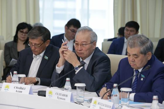 «Nur Otan» партиясында мемлекеттік тілді дамыту жайы сөз болды «Nur Otan» партиясында мемлекеттік тілді дамыту жайы сөз болды