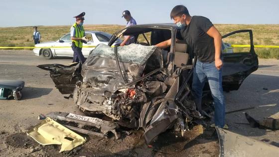 Место автоаварии на трассе Место автоаварии на трассе