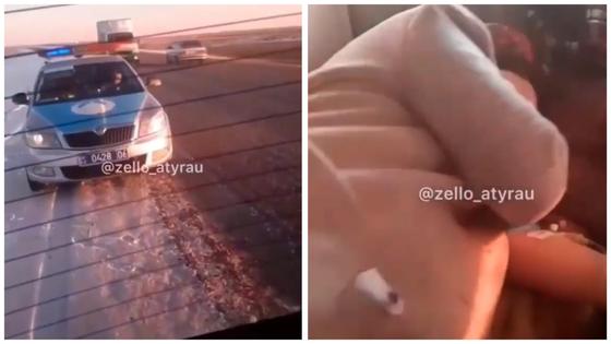 Полиция остановила "скорую" в Атырауской области Полиция остановила "скорую" в Атырауской области