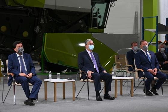 Тоқаев CLAAS зауытына барды Тоқаев CLAAS зауытына барды