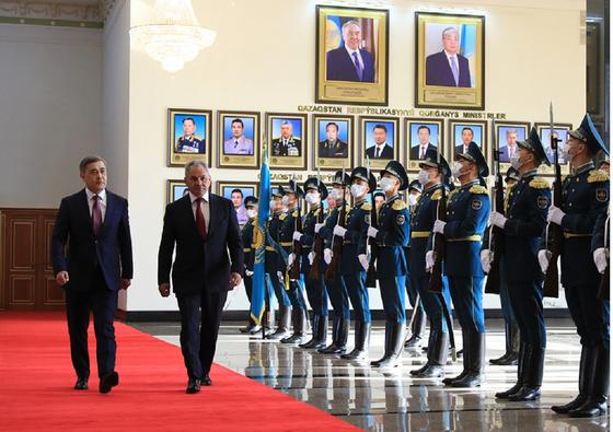 Нұрлан Ермекбаев Сергей Шойгумен Нұрлан Ермекбаев Сергей Шойгумен