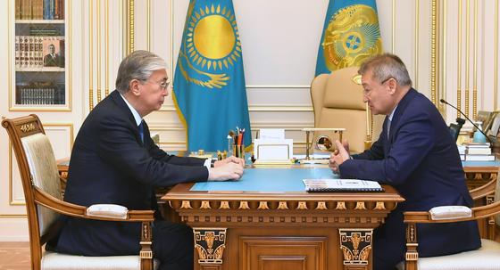 Касым-Жомарт Токаев принял Даниала Ахметова Касым-Жомарт Токаев принял Даниала Ахметова