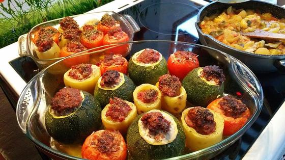 Фаршированные кабачки: рецепты в духовке Фаршированные кабачки: рецепты в духовке