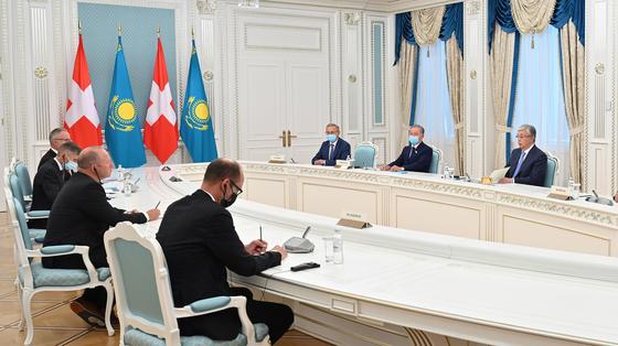 Тоқаев Андреас Эбиді қабылдады Тоқаев Андреас Эбиді қабылдады