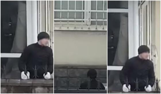 Попытку проникновения в дом сняли на видео алматинцы Попытку проникновения в дом сняли на видео алматинцы