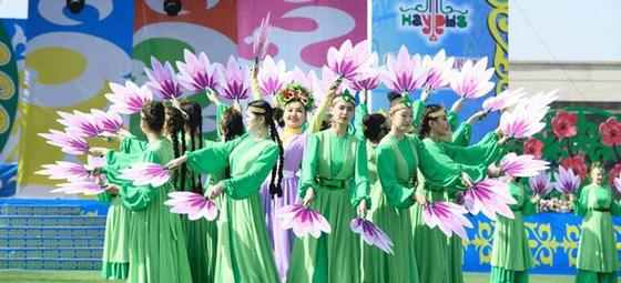 Празднование Наурыза прошло с размахом в Талдыкоргане Празднование Наурыза прошло с размахом в Талдыкоргане