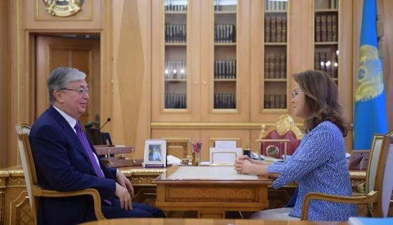 Тоқаев Дариға Назарбаеваны қабылдады Тоқаев Дариға Назарбаеваны қабылдады