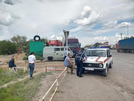 Место происшествия в Павлодаре Место происшествия в Павлодаре