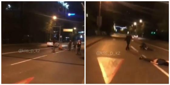 Стали известны подробности наезда на толпу людей в Алматы Стали известны подробности наезда на толпу людей в Алматы