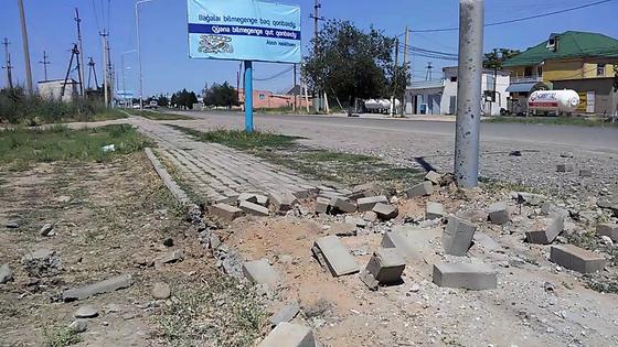 Как выглядит Арысь спустя сутки после взрывов Как выглядит Арысь спустя сутки после взрывов