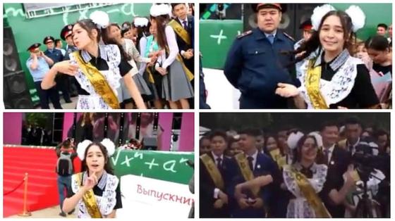 В сети появилось еще одно видео выпускницы, исполнившей энергичный танец на линейке В сети появилось еще одно видео выпускницы, исполнившей энергичный танец на линейке
