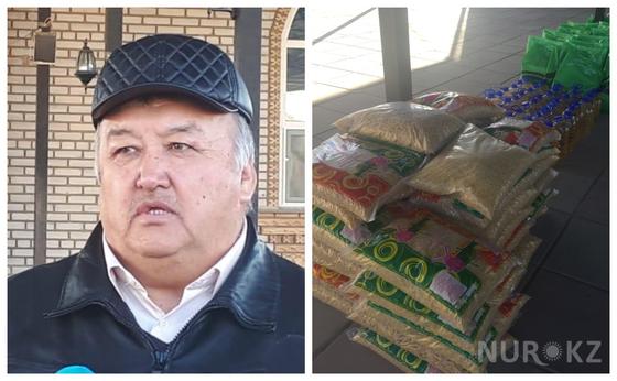 Шымкентский предприниматель раздал продукты первой необходимости 200 нуждающимся семьям Шымкентский предприниматель раздал продукты первой необходимости 200 нуждающимся семьям