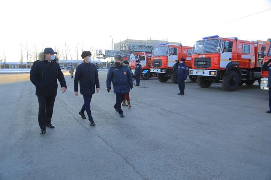 Спасателям выдали технику в Костанайской области Спасателям выдали технику в Костанайской области