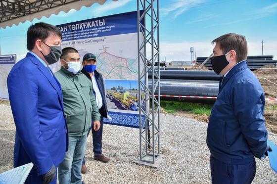 В Шымкенте ведется строительство АГРС-3 В Шымкенте ведется строительство АГРС-3