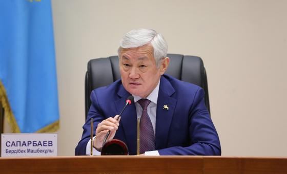 Бердибек Сапарбаев вышел из режима самоизоляции Бердибек Сапарбаев вышел из режима самоизоляции
