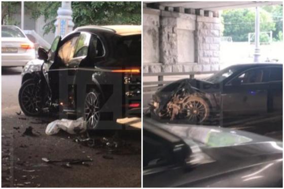 Пьяный внук бывшего чиновника врезался на Porshe Panamera в Porshe Cayenne (видео) Пьяный внук бывшего чиновника врезался на Porshe Panamera в Porshe Cayenne (видео)