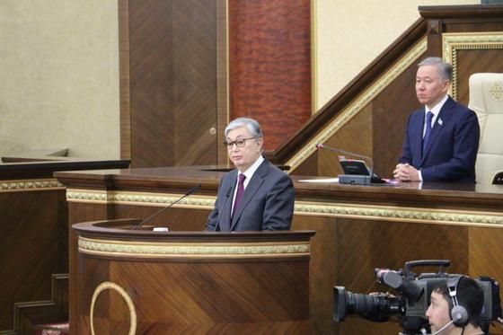 Выступление Касым-Жомарта Токаева на совместном заседании палат парламента Выступление Касым-Жомарта Токаева на совместном заседании палат парламента