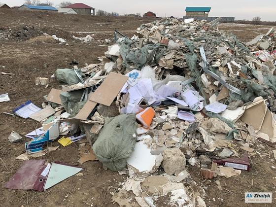 Свалка в Атырауской области Свалка в Атырауской области