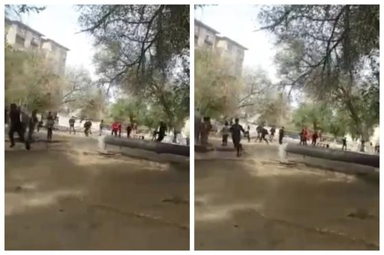 Байқоңырда тұрғын үй ауласында болған атыстың дыбысы естілген ұрыс-керіс видеосы пайда болды Байқоңырда тұрғын үй ауласында болған атыстың дыбысы естілген ұрыс-керіс видеосы пайда болды