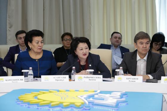 «Nur Otan» партиясында мемлекеттік тілді дамыту жайы сөз болды «Nur Otan» партиясында мемлекеттік тілді дамыту жайы сөз болды