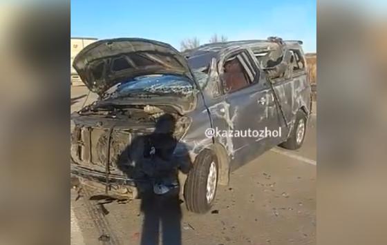 2 из 11 пострадавших погибли из-за очередного ДТП на трассе "Самара - Шымкент" 2 из 11 пострадавших погибли из-за очередного ДТП на трассе "Самара - Шымкент"