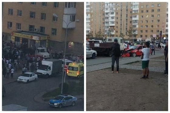 Нұр-Сұлтанда әйел мас күйде екі ересек пен бір кішкентай баланы қағып кеткен Нұр-Сұлтанда әйел мас күйде екі ересек пен бір кішкентай баланы қағып кеткен