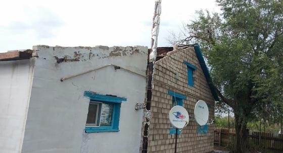 Сорванная крыша в ЗКО Сорванная крыша в ЗКО