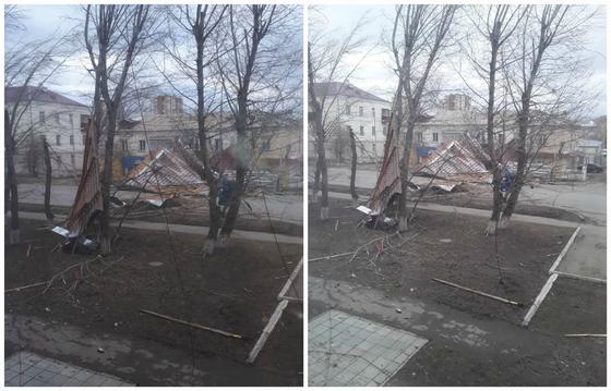 Остались без света: мощный ураган обрушился на Акмолинскую область (фото, видео) Остались без света: мощный ураган обрушился на Акмолинскую область (фото, видео)