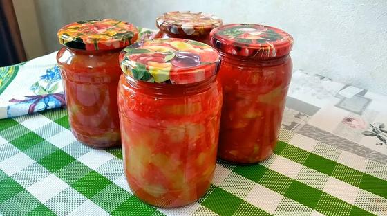 Лечо из кабачков в банках Лечо из кабачков в банках