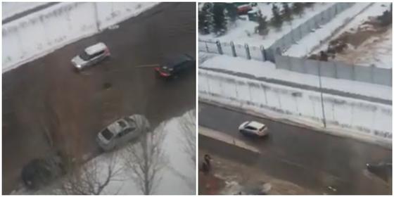 Улицы затопило из-за прорванного водопровода в Нур-Султане (видео) Улицы затопило из-за прорванного водопровода в Нур-Султане (видео)