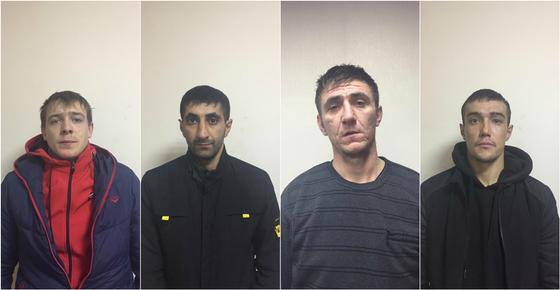 Полиция показала фото мужчин, задержанных за кражу кабеля в Нур-Султане Полиция показала фото мужчин, задержанных за кражу кабеля в Нур-Султане